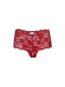 LACE CROTCHLESS BOYSHORT