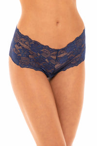 LACE CROTCHLESS BOYSHORT