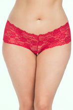 Charger l&#39;image dans la galerie, CURVE LACE CROTCHLESS BOYSHORT
