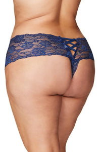 CURVE LACE CROTCHLESS BOYSHORT