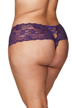 Charger l&#39;image dans la galerie, CURVE LACE CROTCHLESS BOYSHORT
